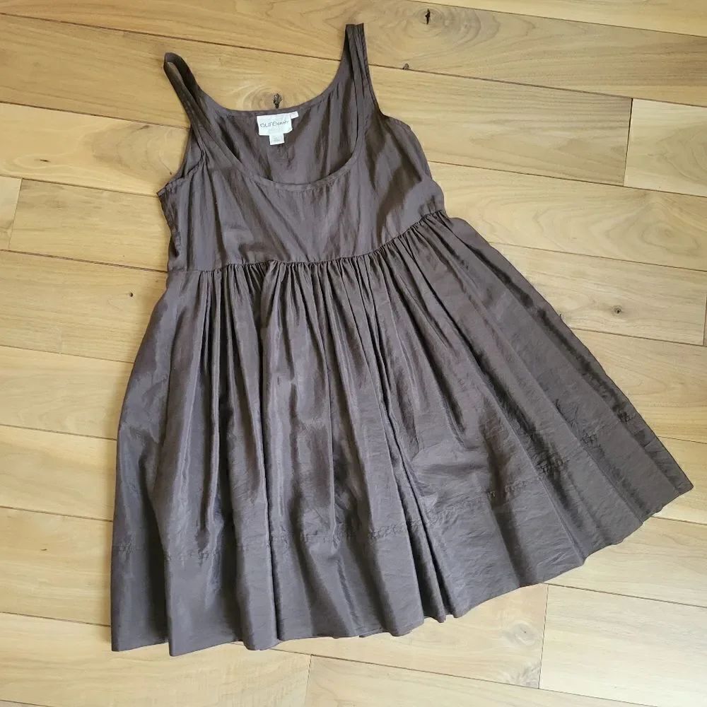 NWT Pure DKNY Silk Cotton Tunic Dress sz P S